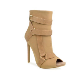 high heel shoe on display